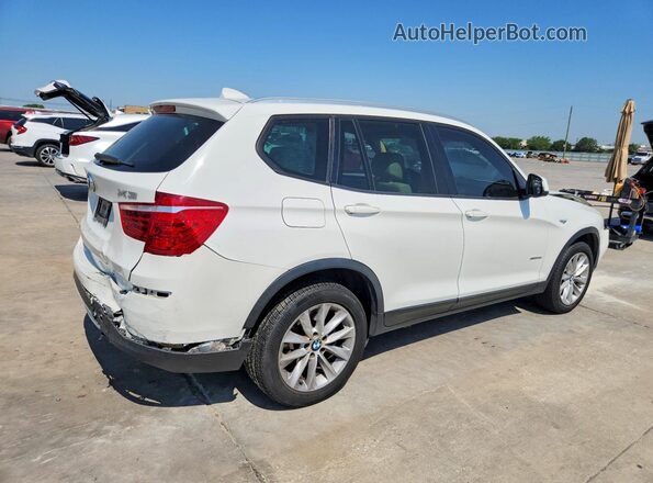 5UXWZ7C36H0V91475 2017 BMW X3 White Հետևի աջ