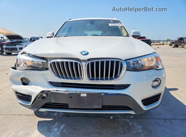 5UXWZ7C36H0V91475 2017 BMW X3 White Դիմացի տեսք