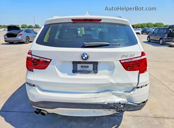 5UXWZ7C36H0V91475 2017 BMW X3 White Հետևի տեսք