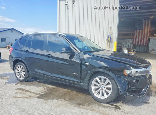5UXWZ7C37H0V92389 2017 BMW X3 Black წინა მარჯვენა