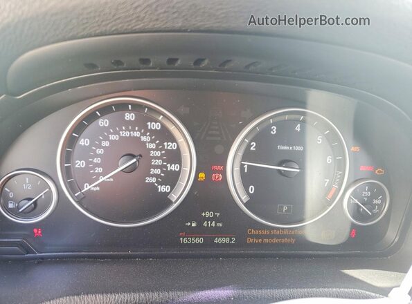5UXWZ7C37H0V92389 2017 BMW X3 Black ხელსაწყოთა პანელის ხედი