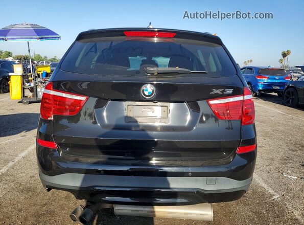 5UXWZ7C38H0V86570 2017 BMW X3 Черный Вид сзади