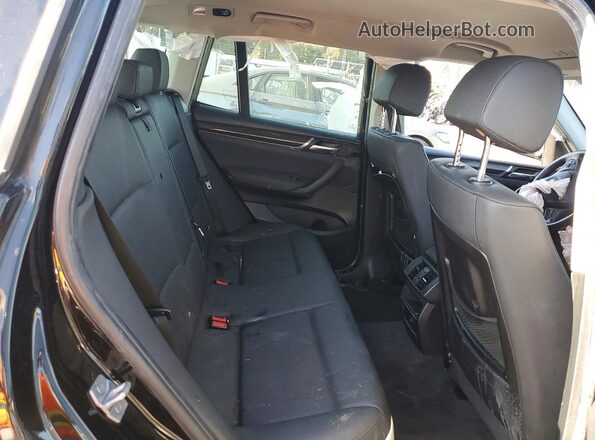 5UXWZ7C38H0V86570 2017 BMW X3 Черный Вид задней части салона
