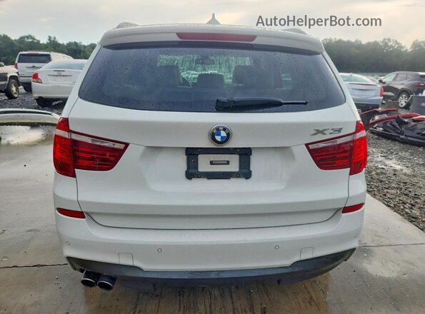 5UXWZ7C38H0V92210 2017 BMW X3 White Հետևի տեսք