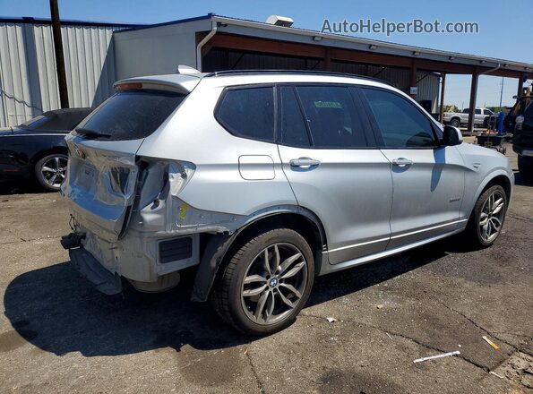 5UXWZ7C39H0X41093 2017 BMW X3 Серебряный Задняя правая четверть