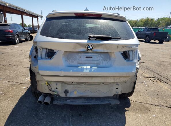 5UXWZ7C39H0X41093 2017 BMW X3 Серебряный Вид сзади