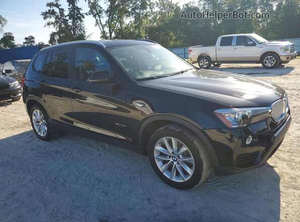 5UXWZ7C3XH0V93374 2017 BMW X3 Black Front right