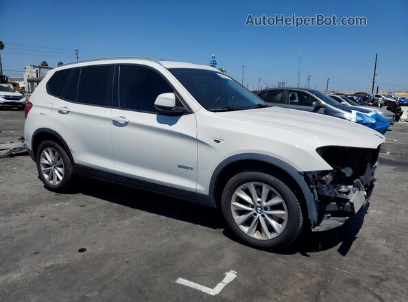5UXWZ7C3XH0X39370 2017 BMW X3 Белый Передняя правая четверть