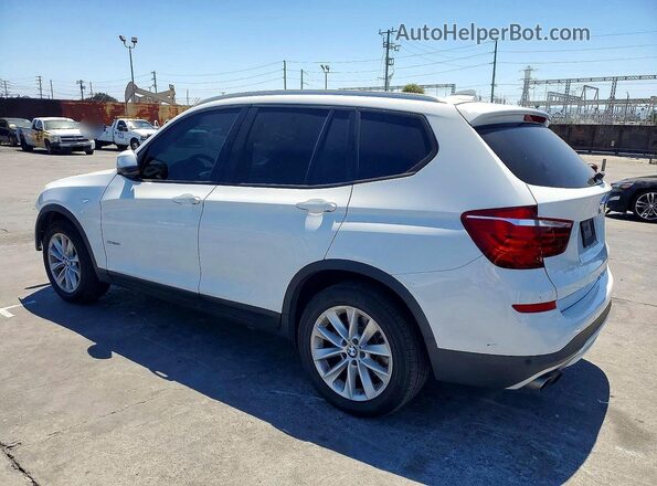 5UXWZ7C3XH0X39370 2017 BMW X3 Белый Задняя левая четверть