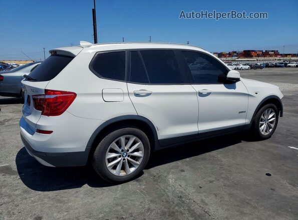 5UXWZ7C3XH0X39370 2017 BMW X3 Белый Задняя правая четверть