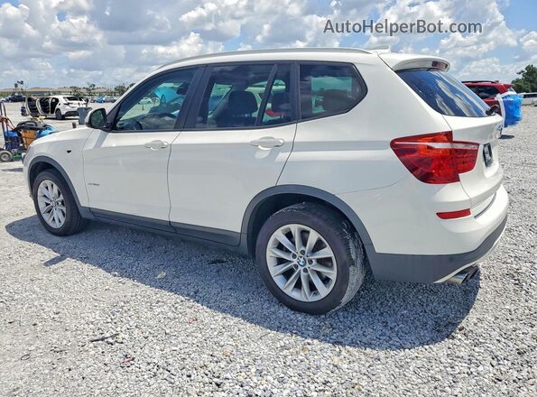 5UXWZ7C50H0V85690 2017 BMW X3 White Trasero izquierdo
