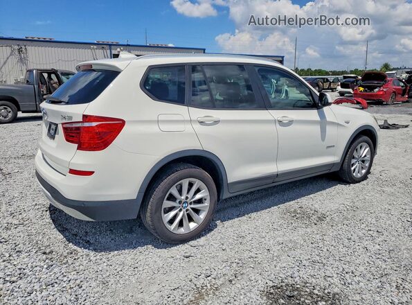 5UXWZ7C50H0V85690 2017 BMW X3 White Trasero derecho