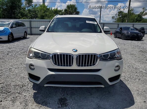 5UXWZ7C50H0V85690 2017 BMW X3 White Vista frontal