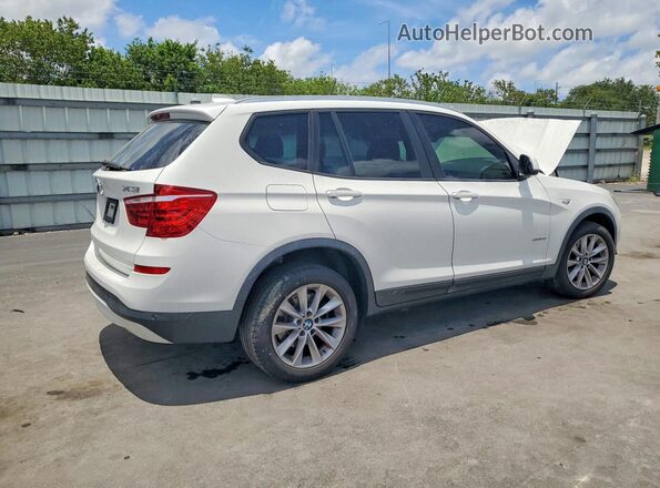 5UXWZ7C50H0V85883 2017 BMW X3 White Հետևի աջ