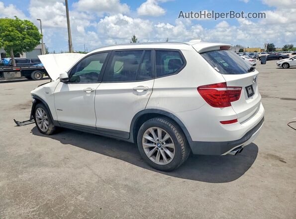 5UXWZ7C50H0V85883 2017 BMW X3 White Հետևի ձախ