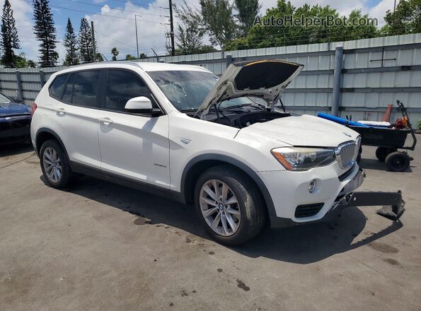 5UXWZ7C50H0V85883 2017 BMW X3 White Առջևի աջ