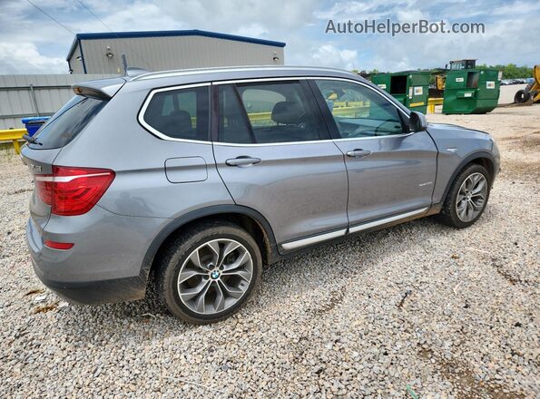5UXWZ7C52H0V86209 2017 BMW X3 Silver Հետևի աջ