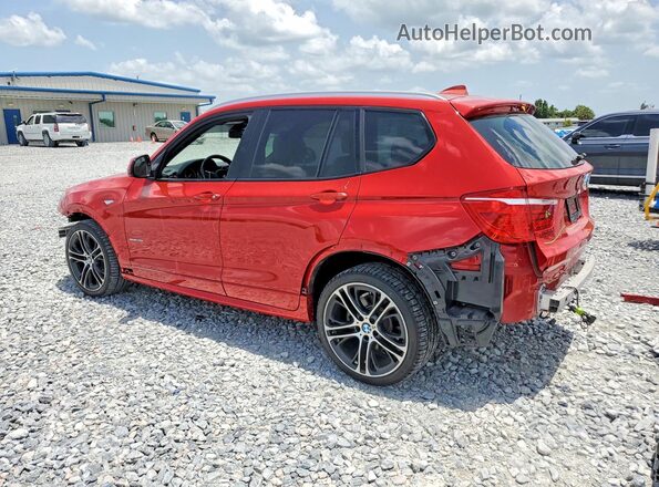 5UXWZ7C54H0V85076 2017 BMW X3 Red Trasero izquierdo