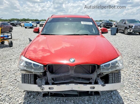 5UXWZ7C54H0V85076 2017 BMW X3 Red Vista frontal