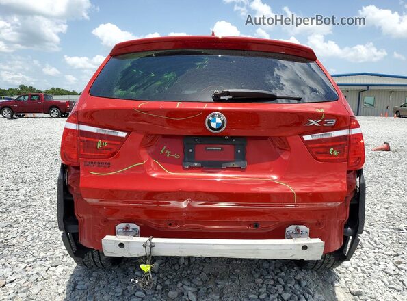 5UXWZ7C54H0V85076 2017 BMW X3 Red Vista trasera
