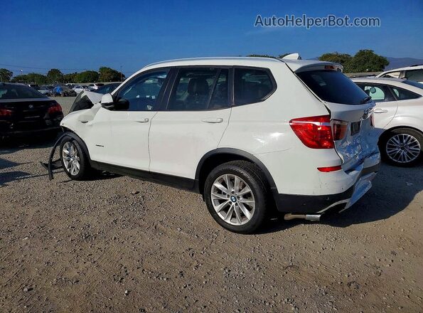 5UXWZ7C55H0U45103 2017 BMW X3 White Tył lewy