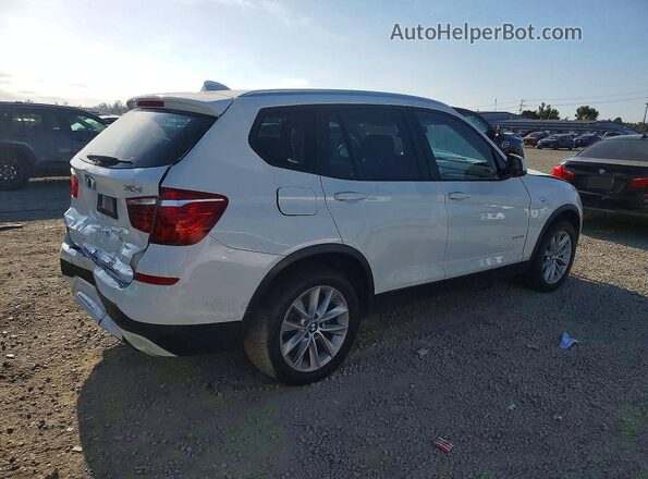 5UXWZ7C55H0U45103 2017 BMW X3 White Tył prawy