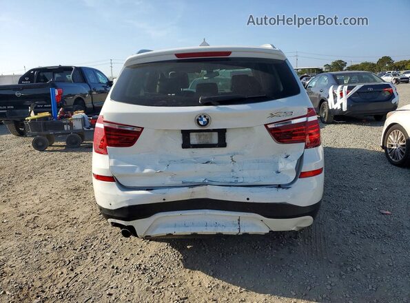 5UXWZ7C55H0U45103 2017 BMW X3 White Widok z tyłu