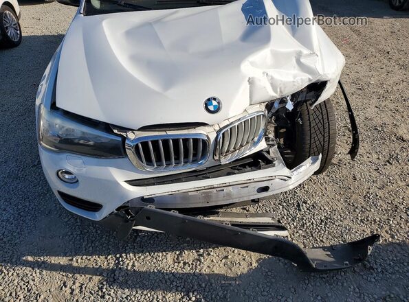 5UXWZ7C55H0U45103 2017 BMW X3 White Widok komory silnika