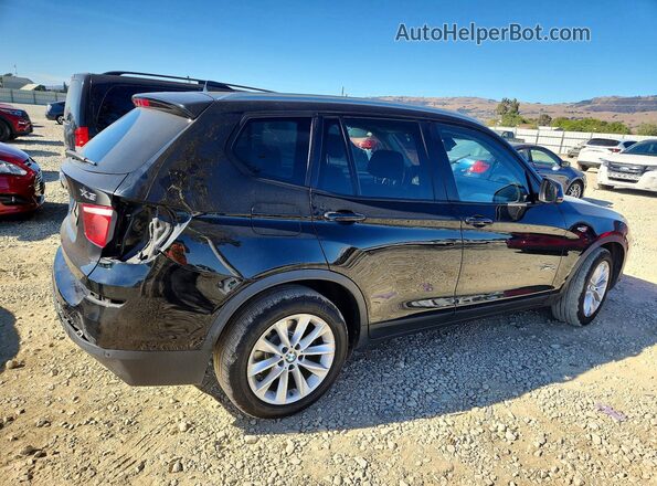5UXWZ7C56H0U45658 2017 BMW X3 Black უკანა მარჯვენა