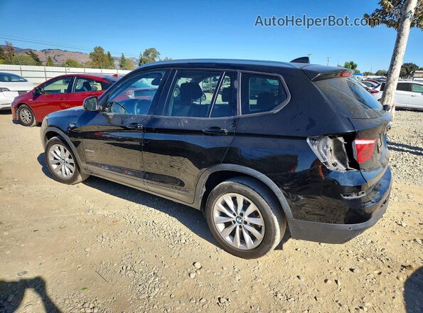 5UXWZ7C56H0U45658 2017 BMW X3 Black უკანა მარცხენა