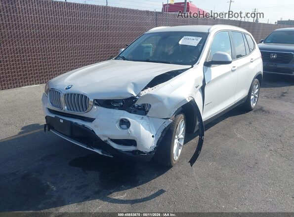 5UXWZ7C58G0R31970 2016 BMW X3 White Передня ліва чверть