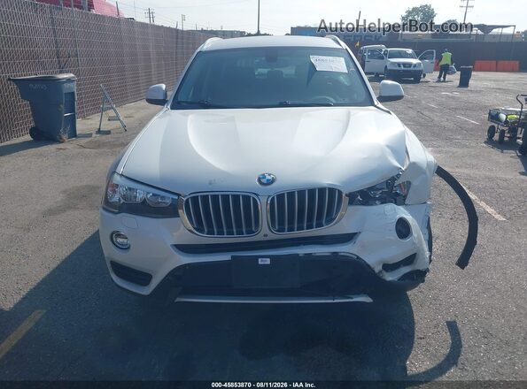 5UXWZ7C58G0R31970 2016 BMW X3 White Вид щитка приладів