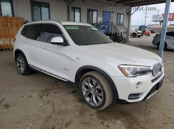 5UXWZ7C58G0R33296 2016 BMW X3 White Front right