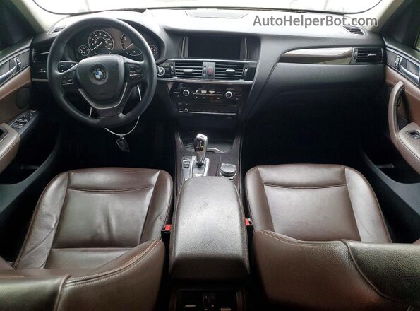 5UXWZ7C58G0R33296 2016 BMW X3 White Dashboard view