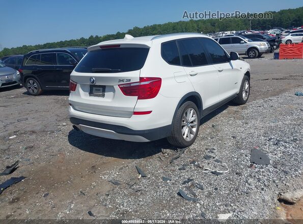 5UXWZ7C59H0T44467 2017 BMW X3 White Հետևի աջ