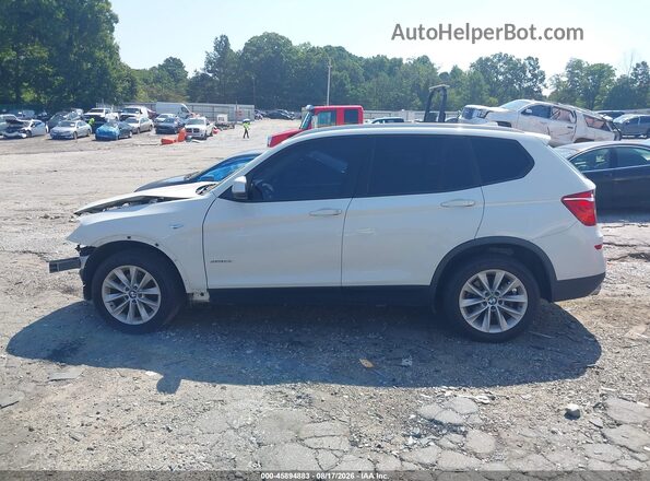 5UXWZ7C59H0T44467 2017 BMW X3 White Սալոնի 360 աստիճան տեսք