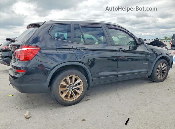 5UXWZ7C59H0U44973 2017 BMW X3 Black Հետևի աջ
