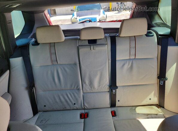 5UXWZ7C5XH0T44462 2017 BMW X3 Red Vista de los asientos traseros