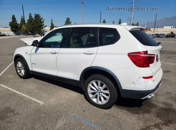 5UXWZ7C5XH0U45596 2017 BMW X3 White Задня ліва чверть