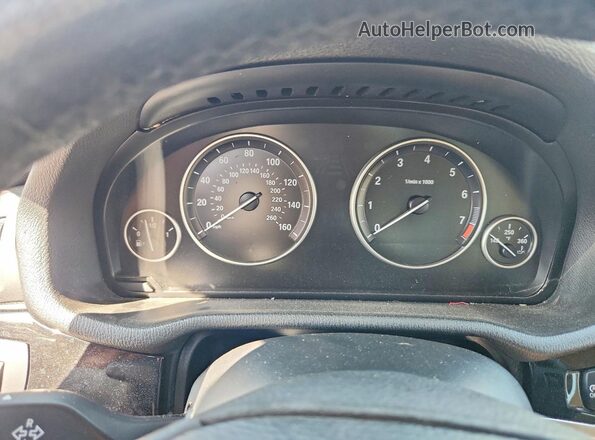5UXWZ7C5XH0U45596 2017 BMW X3 White Вид щитка приладів