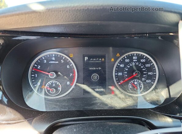 5XXG44J83PG200460 2023 KIA K5 Silver Vista del cuadro de instrumentos
