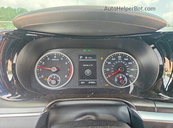 5XXG44J8XRG245415 2024 KIA K5 Blue ხელსაწყოთა პანელის ხედი