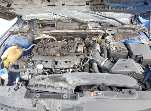 5XXG64J20MG028499 2021 KIA K5 Blue Вид задньої частини салону