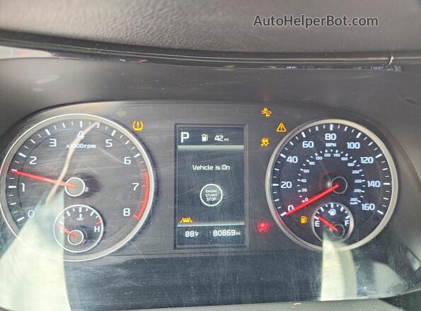 5XXG64J25NG165309 2022 KIA K5 Gray Սարքավորումների վահանակի տեսք