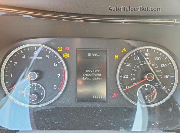 5XXG64J2XRG255626 2024 KIA K5 Gray Instrument cluster view
