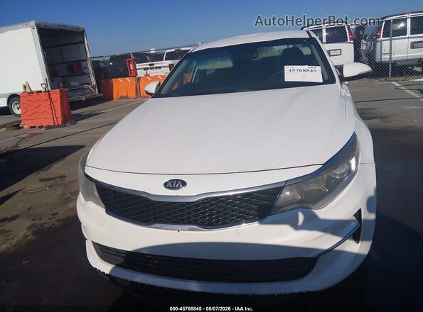 5XXGT4L30GG033124 2016 KIA OPTIMA White Вид щитка приладів