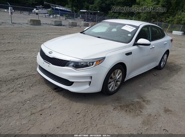 5XXGT4L30HG162482 2017 KIA OPTIMA White Передня ліва чверть