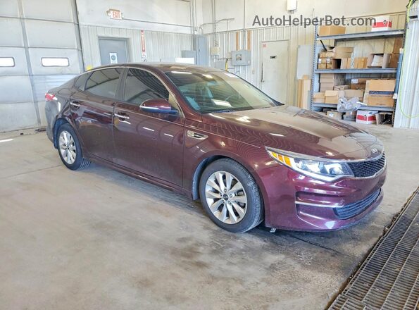 5XXGT4L30JG251748 2018 KIA OPTIMA Purple Передня права чверть