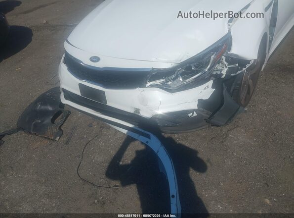 5XXGT4L30KG290969 2019 KIA OPTIMA White Front view
