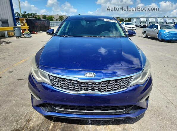 5XXGT4L30KG319452 2019 KIA OPTIMA Blue Вид спереду